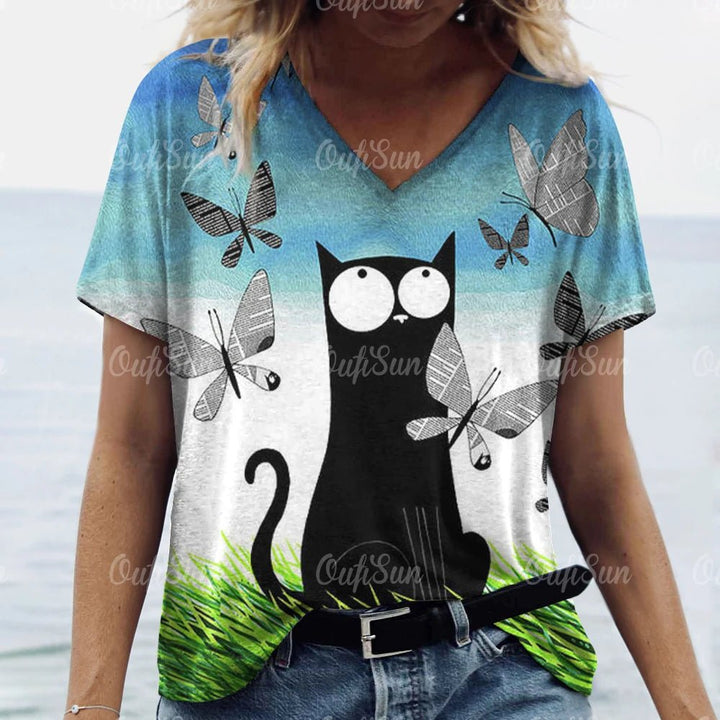 Cat Design T - shirts - Derslash