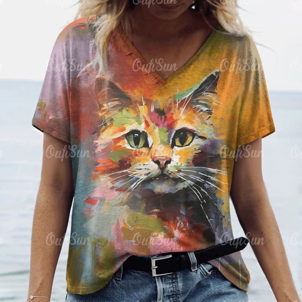 Cat Design T - shirts - Derslash