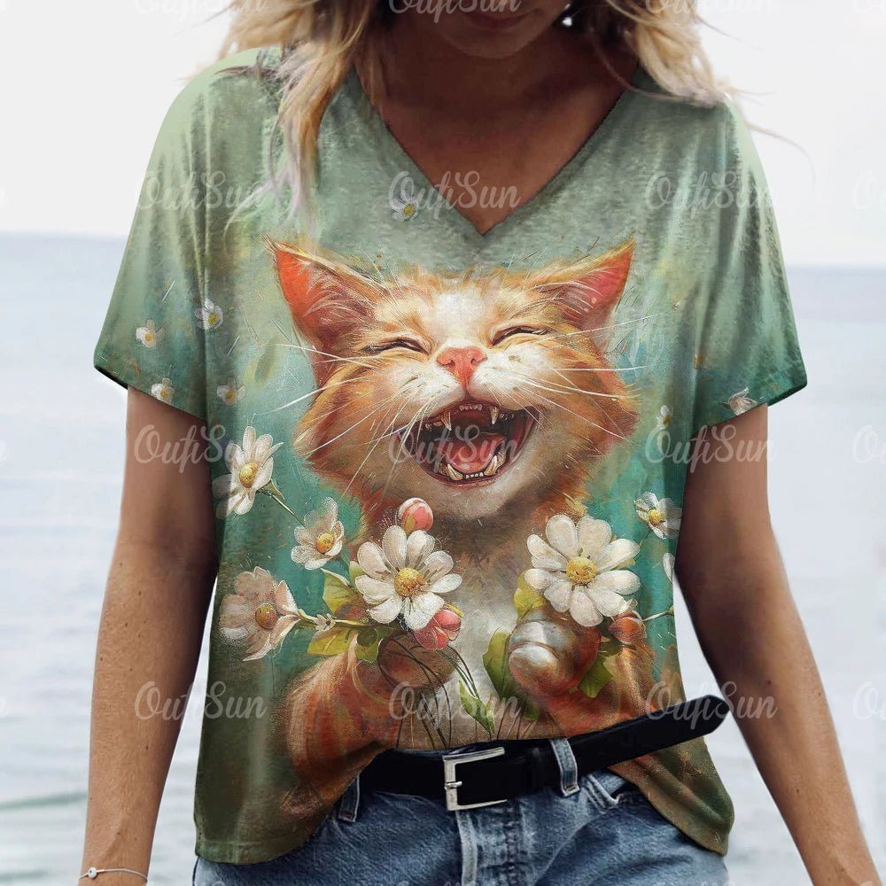 Cat Design T - shirts - Derslash