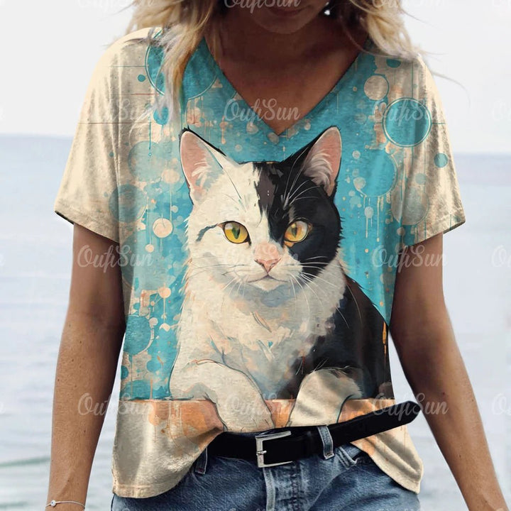 Cat Design T - shirts - Derslash