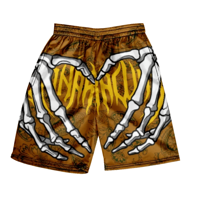 Classic Skull Beach Short Shorts - Derslash