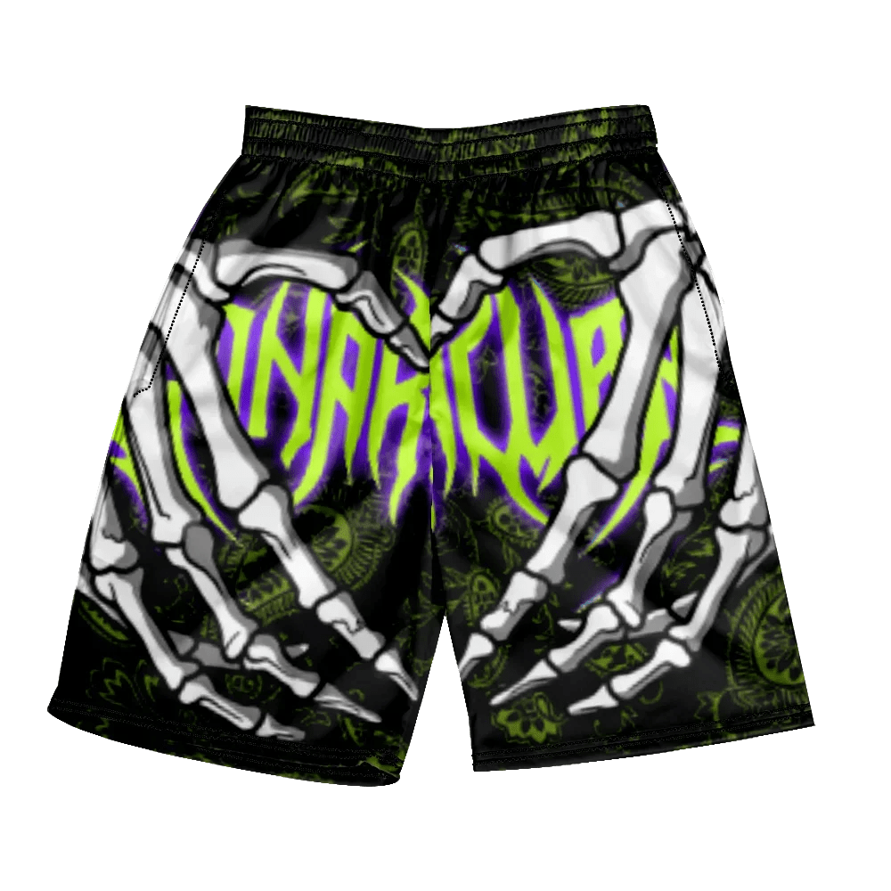 Classic Skull Beach Short Shorts - Derslash