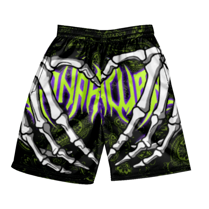 Classic Skull Beach Short Shorts - Derslash