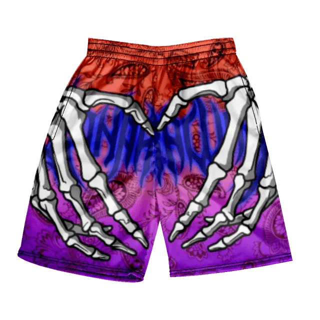 Classic Skull Beach Short Shorts - Derslash