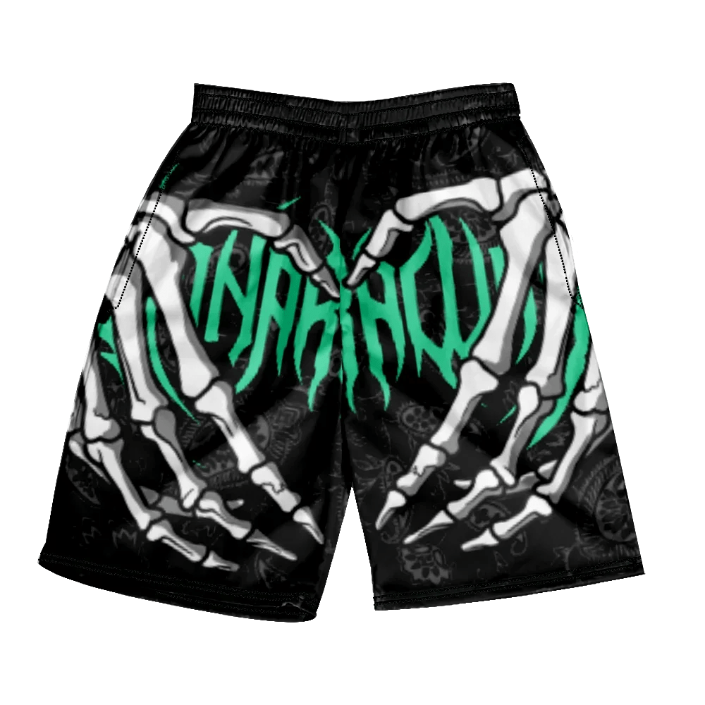 Classic Skull Beach Short Shorts - Derslash