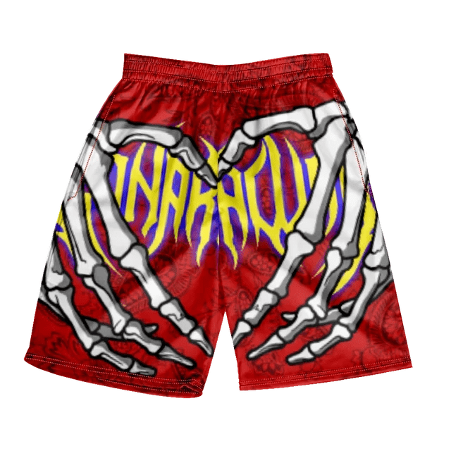 Classic Skull Beach Short Shorts - Derslash