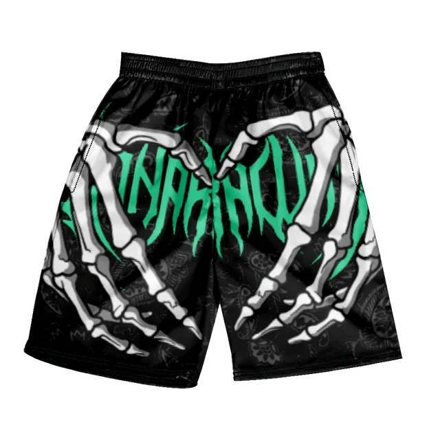 Classic Skull Beach Short Shorts - Derslash