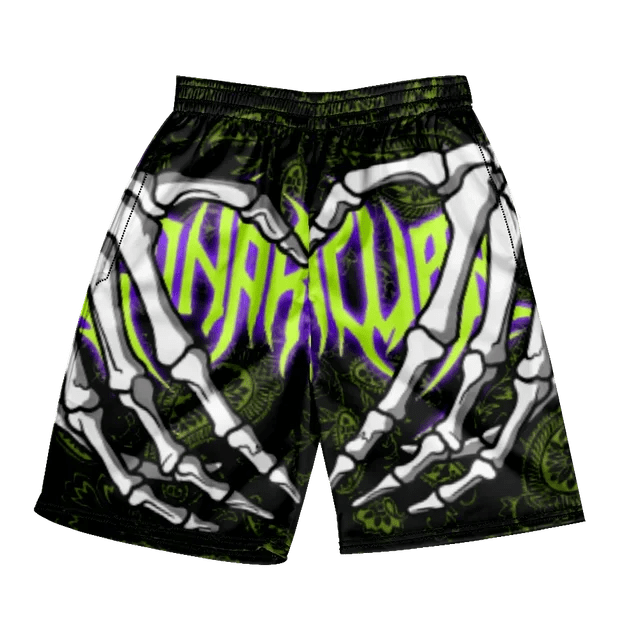 Classic Skull Beach Short Shorts - Derslash