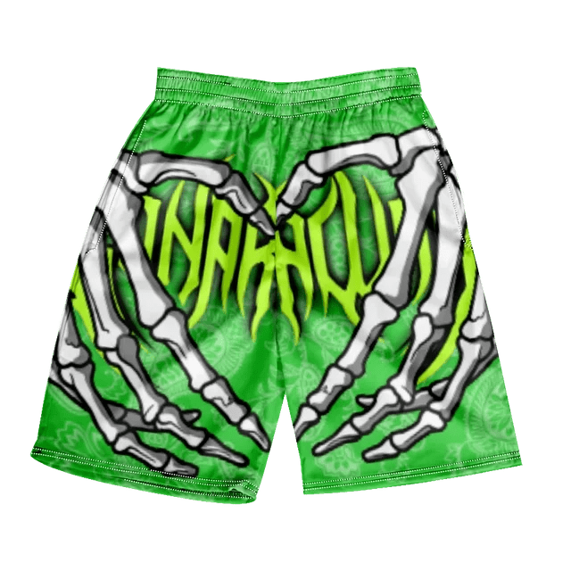 Classic Skull Beach Short Shorts - Derslash