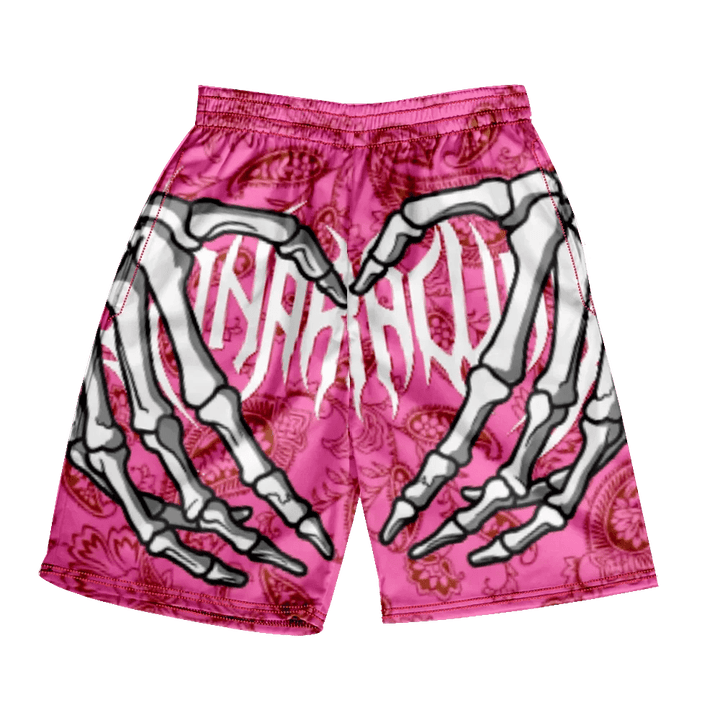 Classic Skull Beach Short Shorts - Derslash