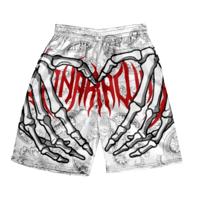 Classic Skull Beach Short Shorts - Derslash