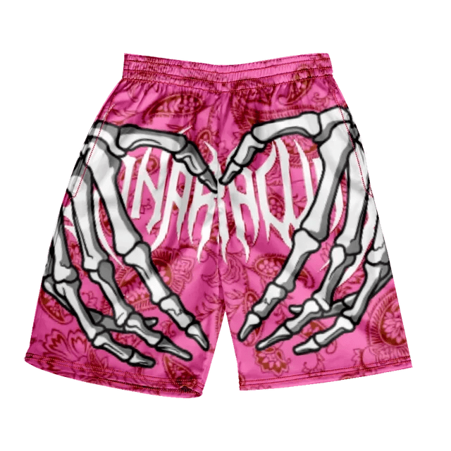 Classic Skull Beach Short Shorts - Derslash