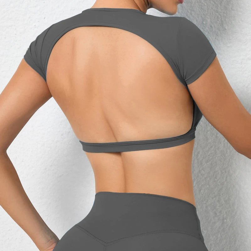 Crop Tops Women Gym Tops - Derslash