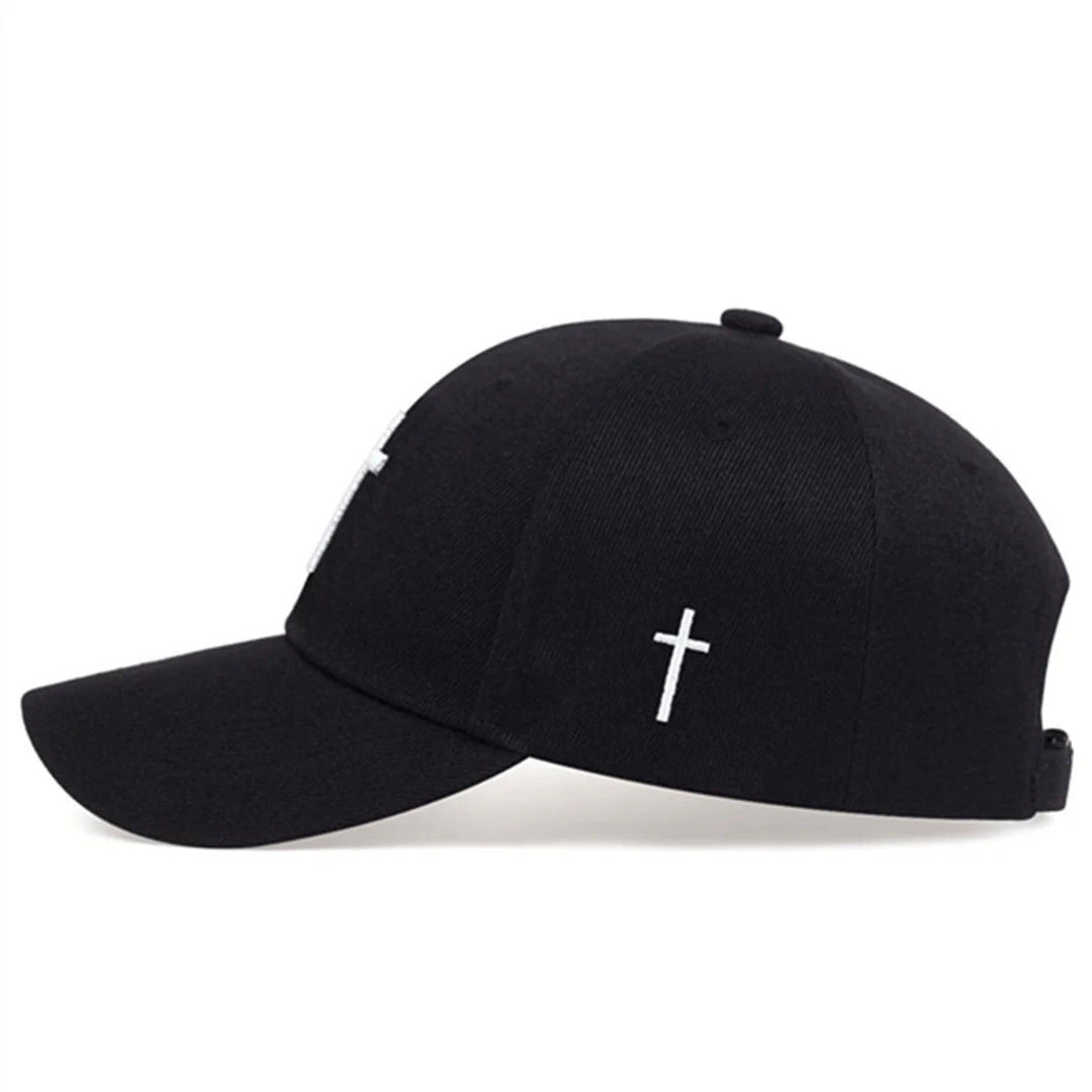 Cross Design Unisex Baseball Caps - Derslash