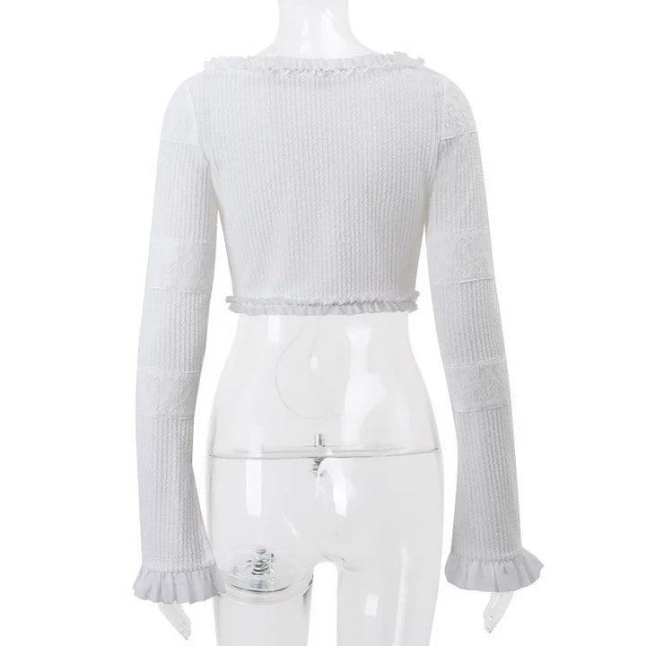 Cryptographic Fashion Y2K Ruffle Tiered Mini Skirts - Derslash