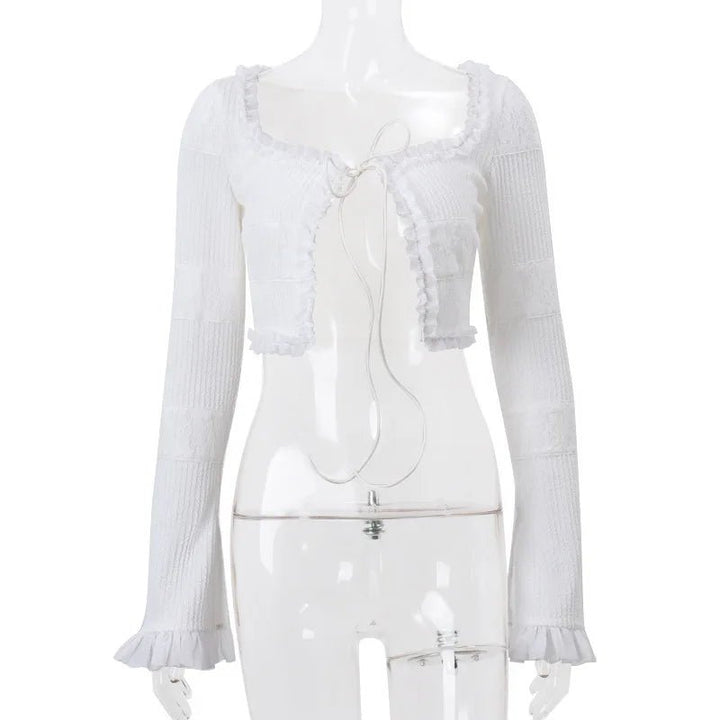 Cryptographic Fashion Y2K Ruffle Tiered Mini Skirts - Derslash