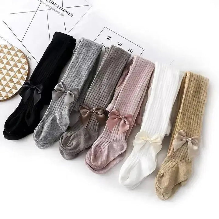 Cute Bowknot Tights For Girls - Derslash