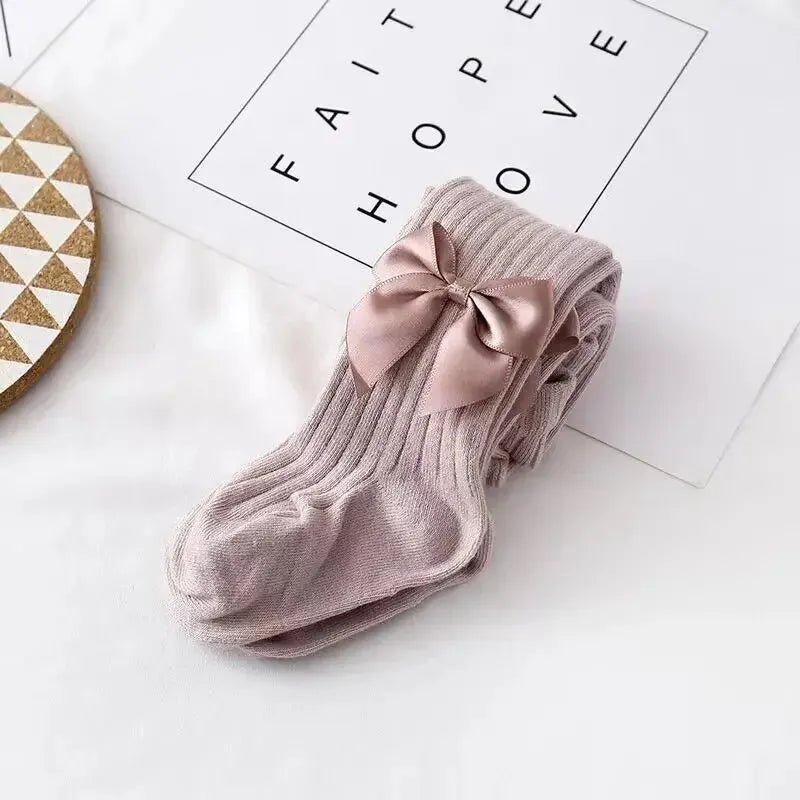 Cute Bowknot Tights For Girls - Derslash