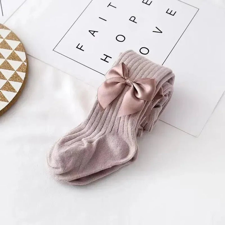 Cute Bowknot Tights For Girls - Derslash