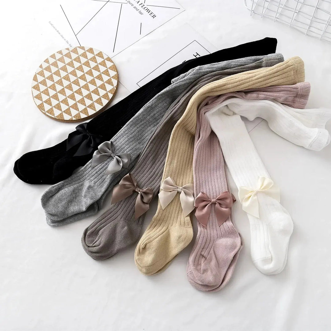 Cute Bowknot Tights For Girls - Derslash