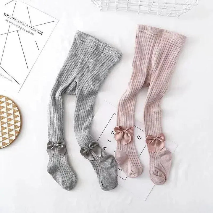Cute Bowknot Tights For Girls - Derslash