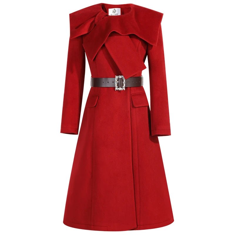 Dabuwawa Tweed Double Sided Woolen Long Coats - Derslash