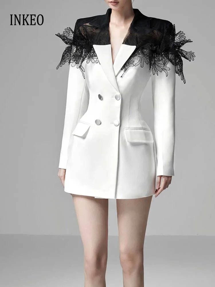 Design Women's Lace patchwork blazer - Derslash