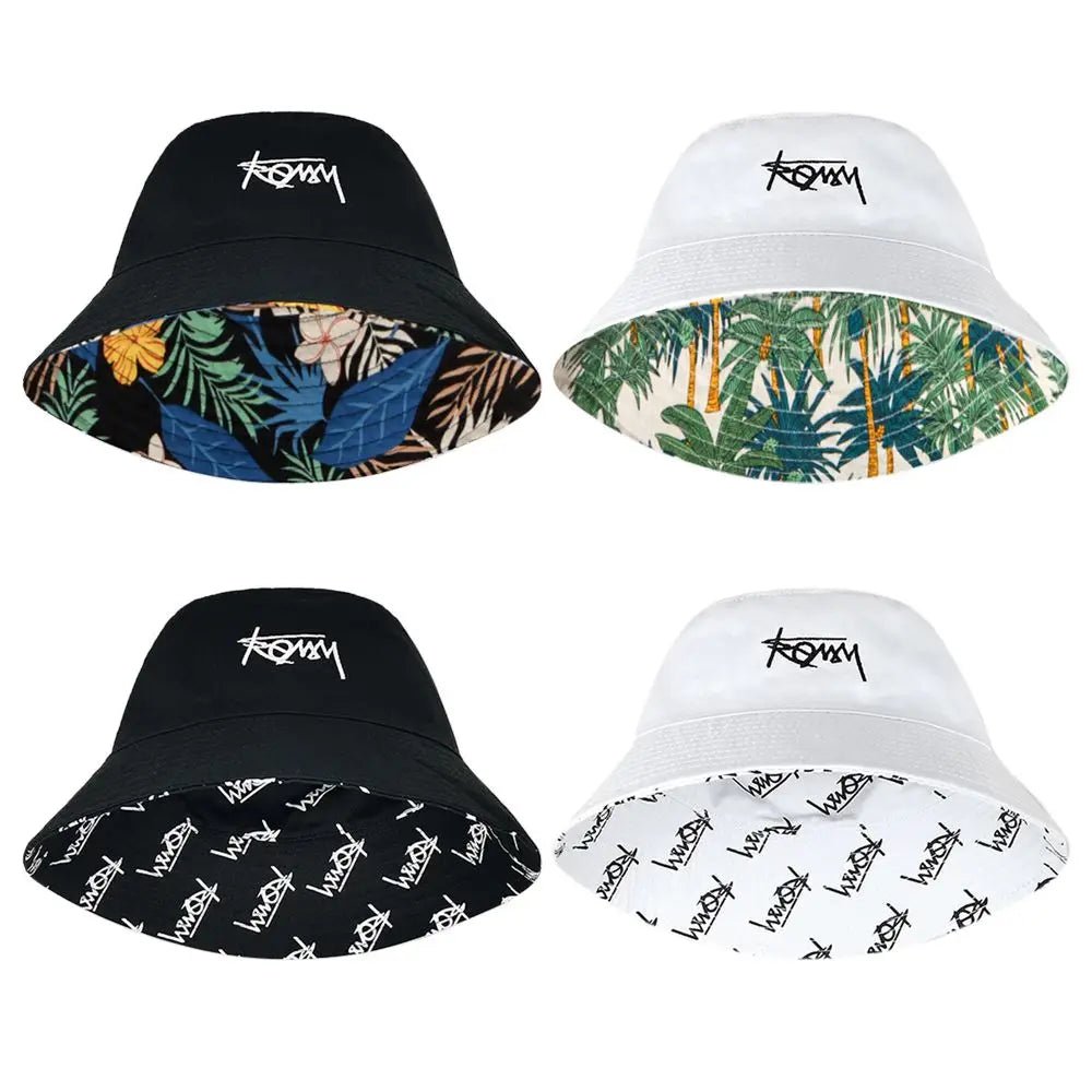 Double - sided Unisex Panama Bucket Hats - Derslash