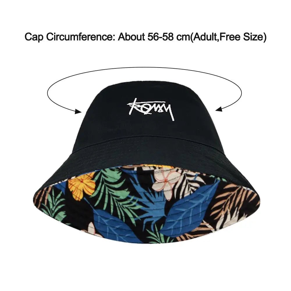 Double - sided Unisex Panama Bucket Hats - Derslash