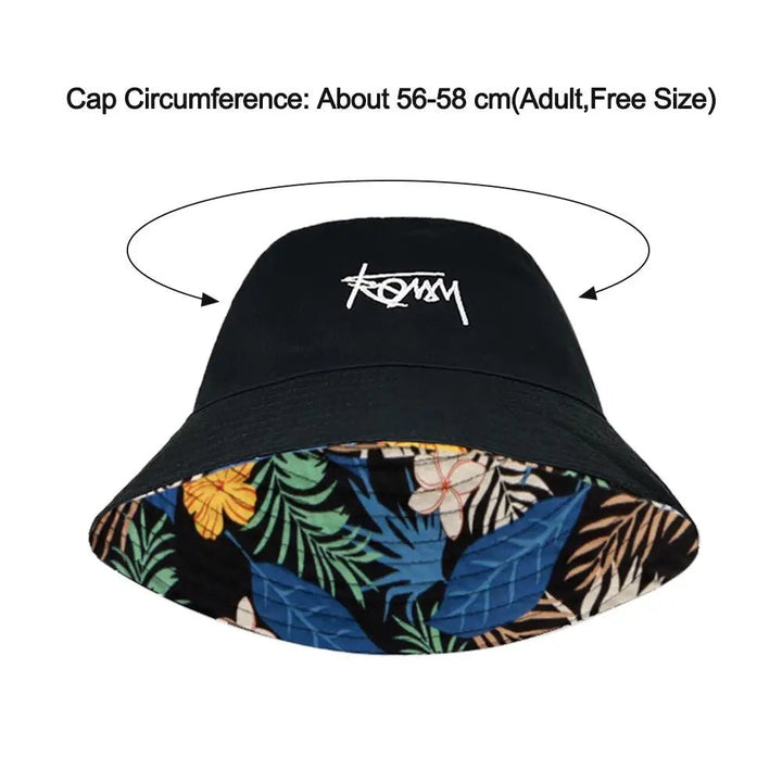 Double - sided Unisex Panama Bucket Hats - Derslash