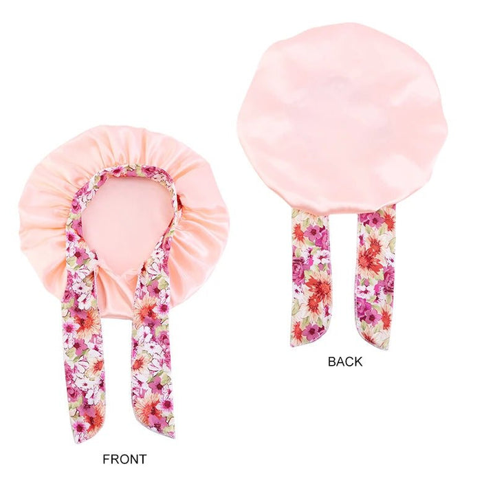Elastic Kids Silky Satin Bonnet - Derslash