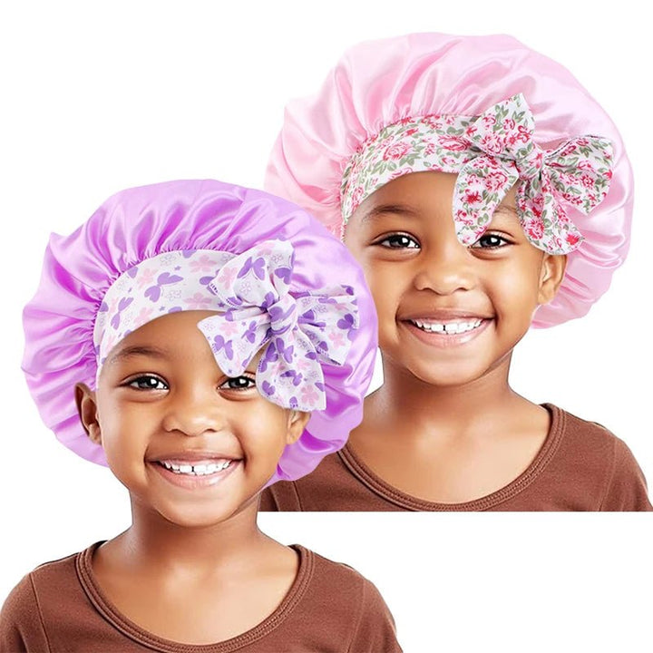 Elastic Kids Silky Satin Bonnet - Derslash
