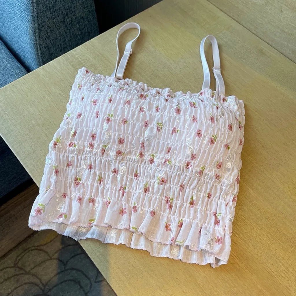 Floral Printed Camisole Woman tank top - Derslash