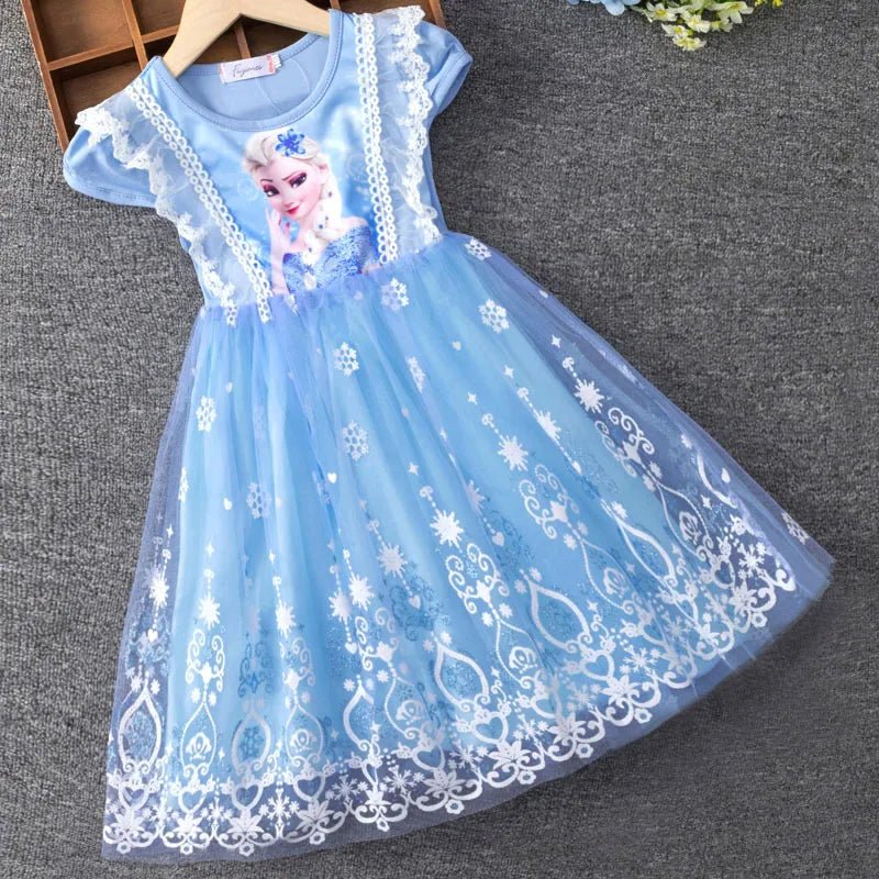 Frozen Design Dress for Girls - Derslash