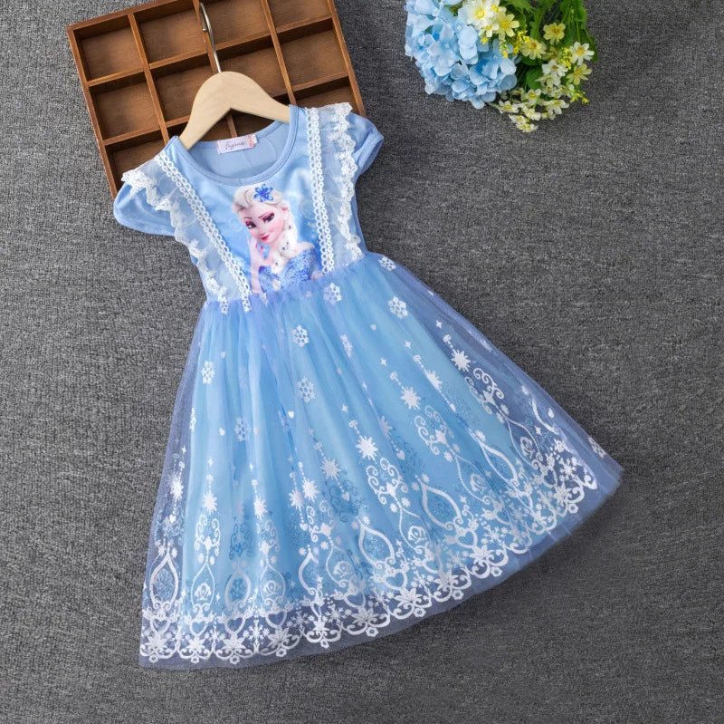 Frozen Design Dress for Girls - Derslash