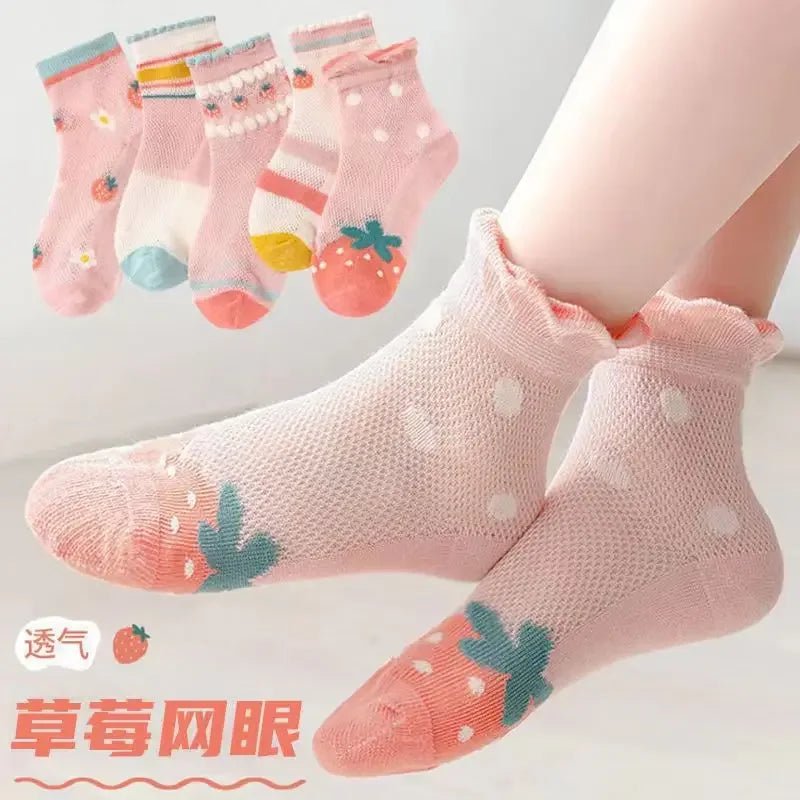 Grey Black White Sports Children's Socks - Derslash