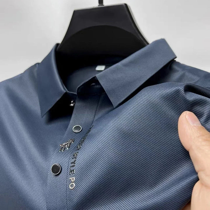 Ice Silk Embroidery Polo Shirts - Derslash