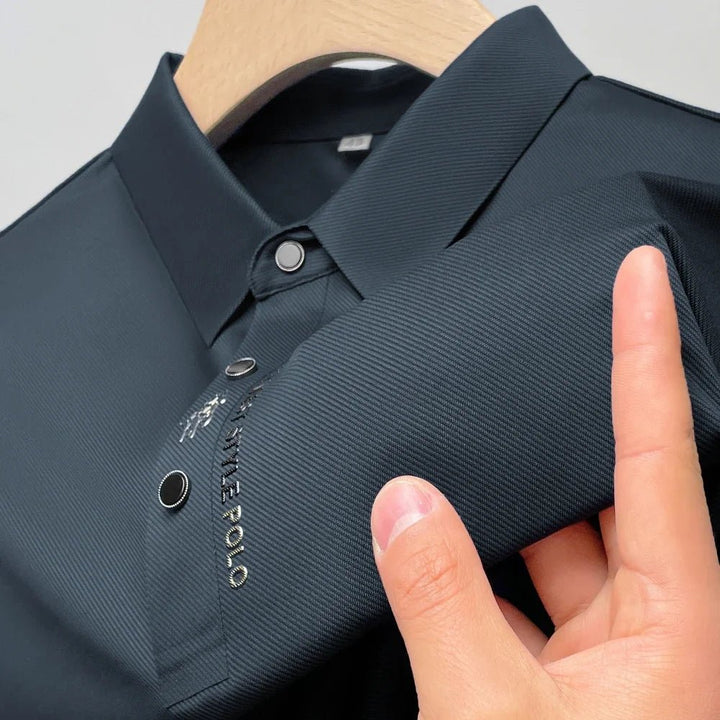 Ice Silk Embroidery Polo Shirts - Derslash
