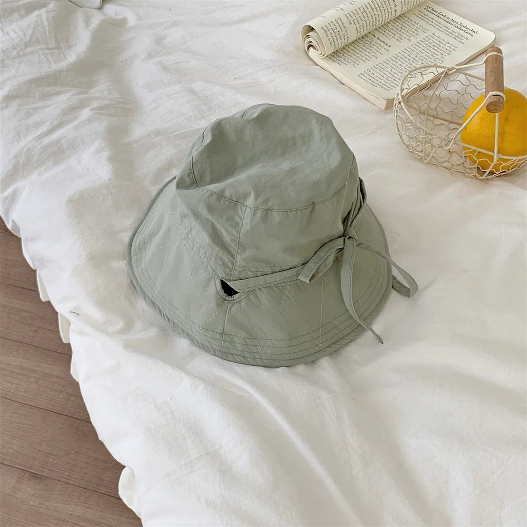 Korean Lace - up Fisherman Hats - Derslash