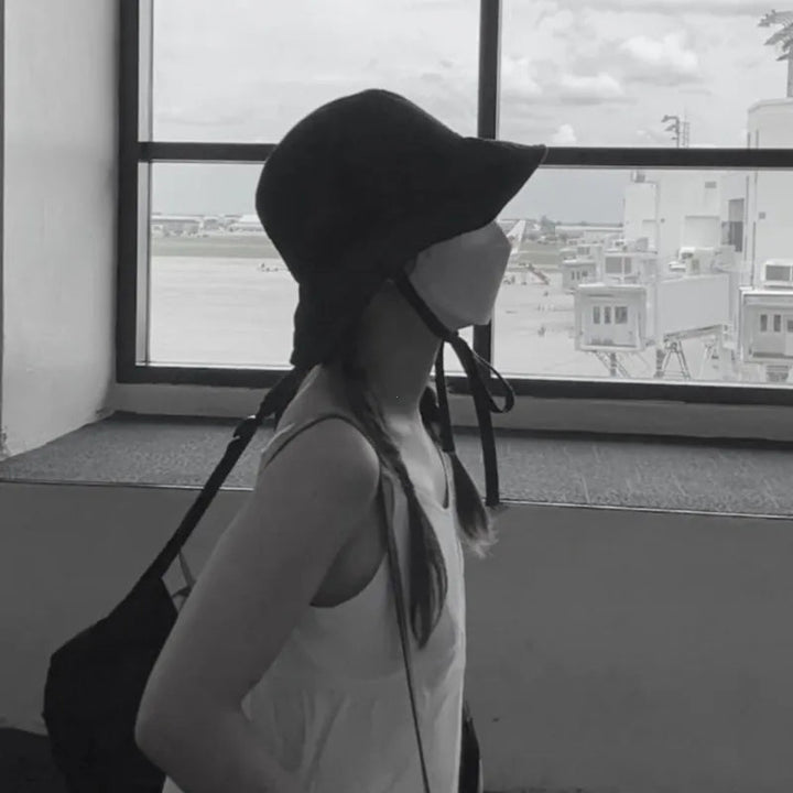 Korean Lace - up Fisherman Hats - Derslash