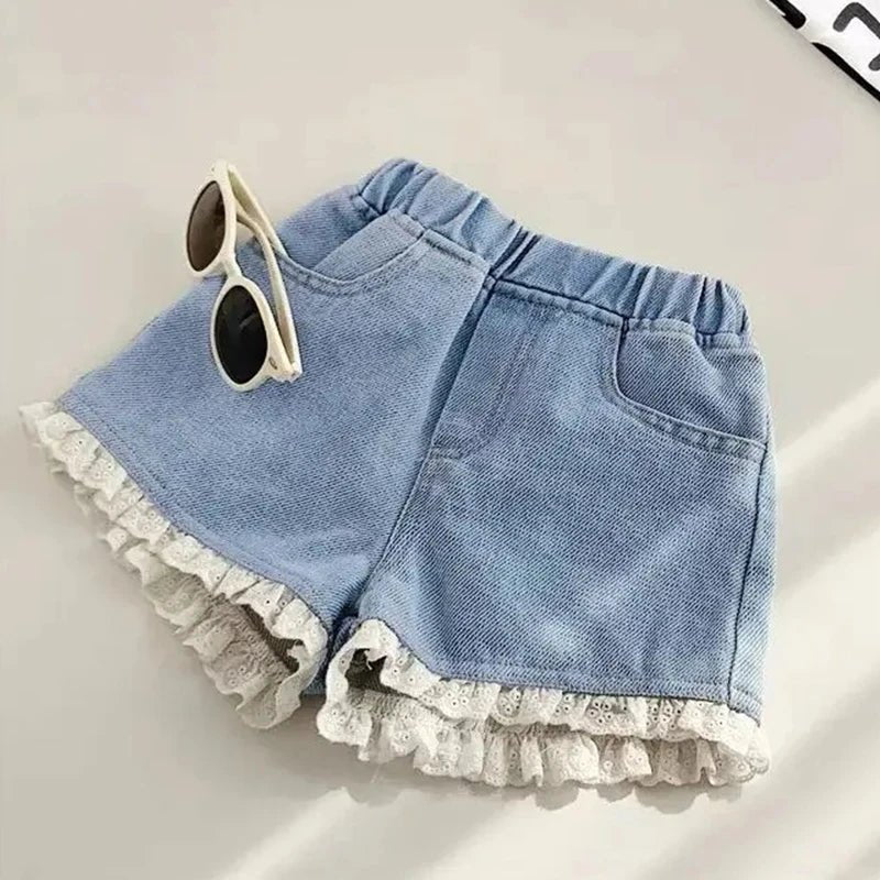 Korean Style Kid Denim Shorts - Derslash