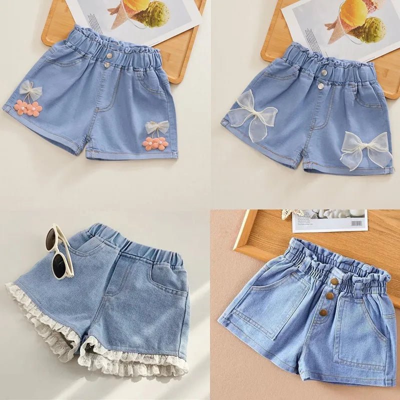 Korean Style Kid Denim Shorts - Derslash