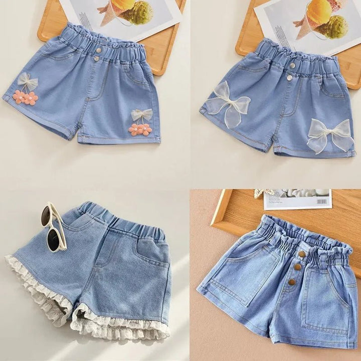 Korean Style Kid Denim Shorts - Derslash