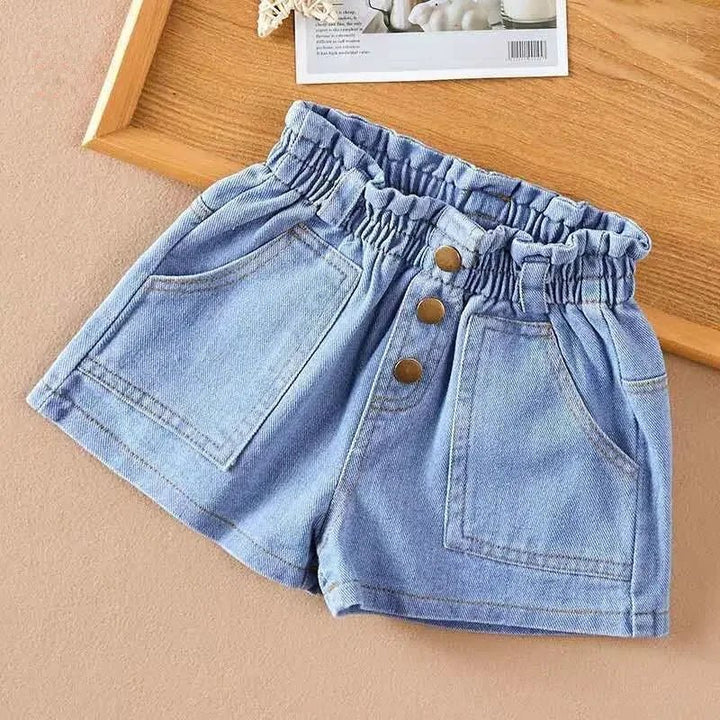 Korean Style Kid Denim Shorts - Derslash