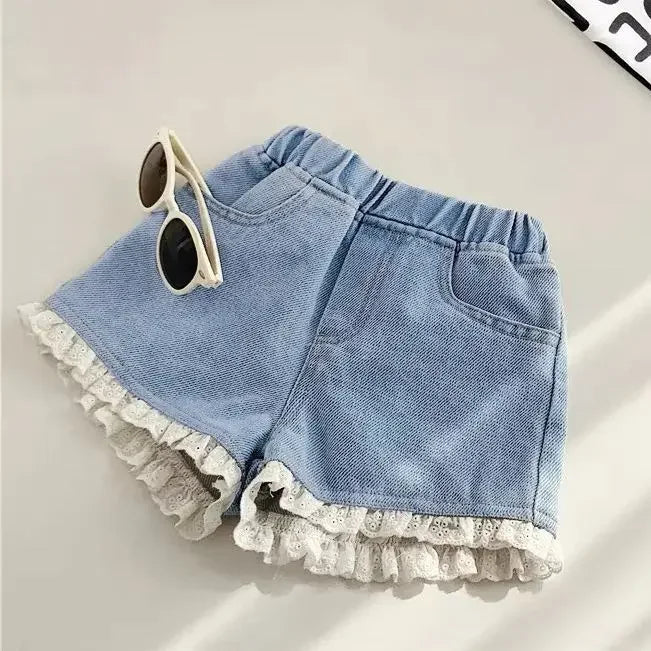 Korean Style Kid Denim Shorts - Derslash