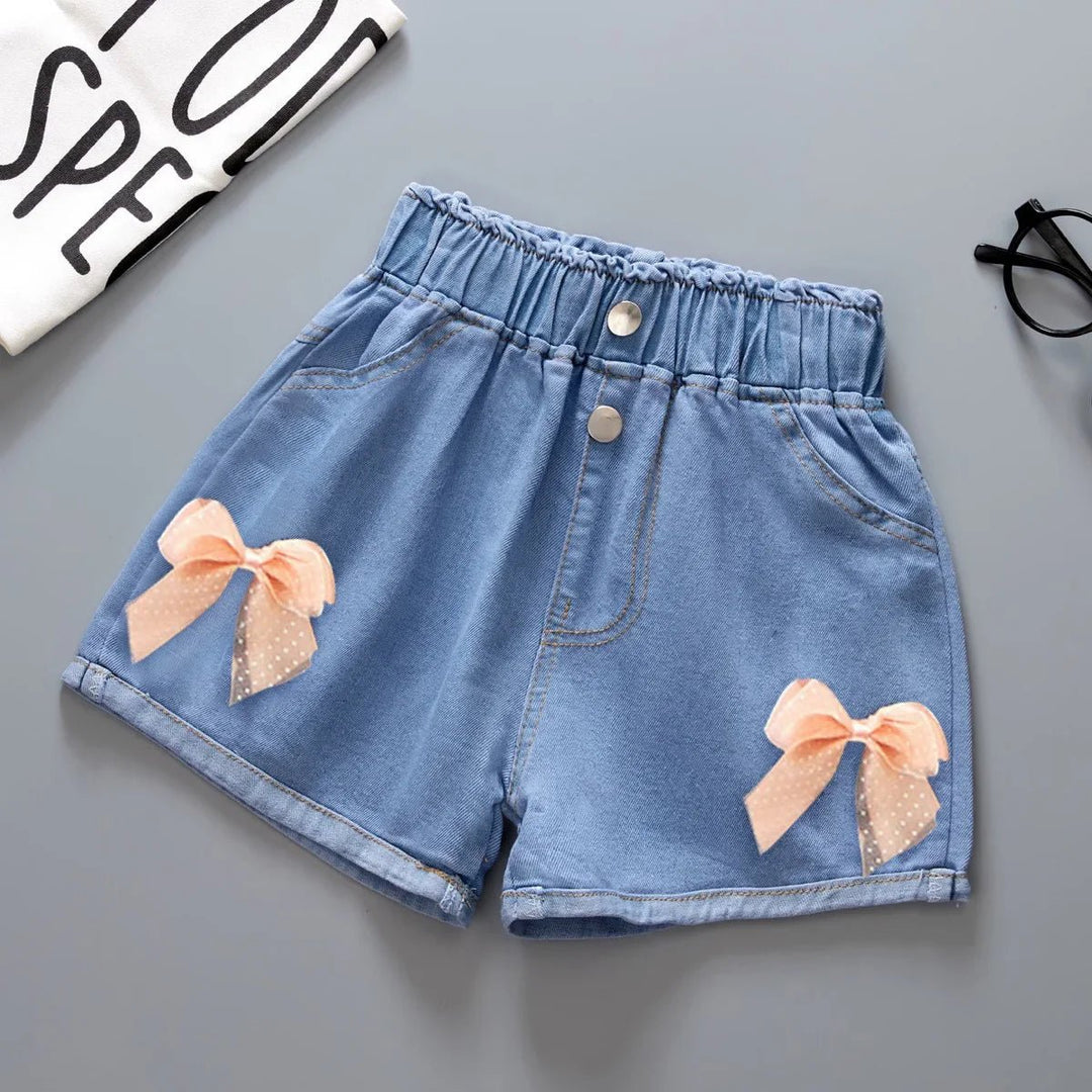 Korean Style Kid Denim Shorts - Derslash
