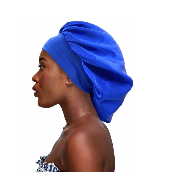 Large Satin Bonnet Silk Bonnet - Derslash
