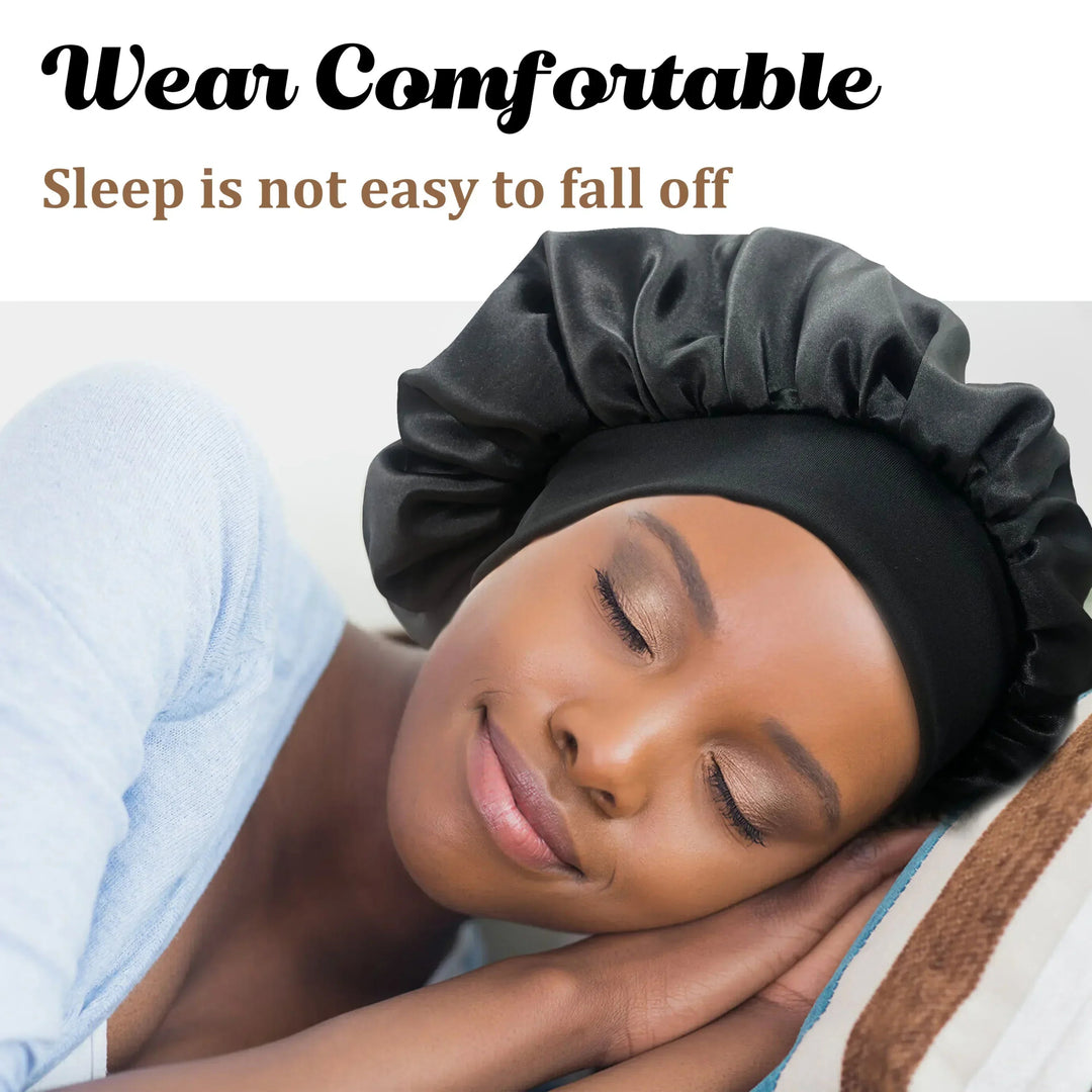 Large Satin Bonnet Silk Bonnet - Derslash