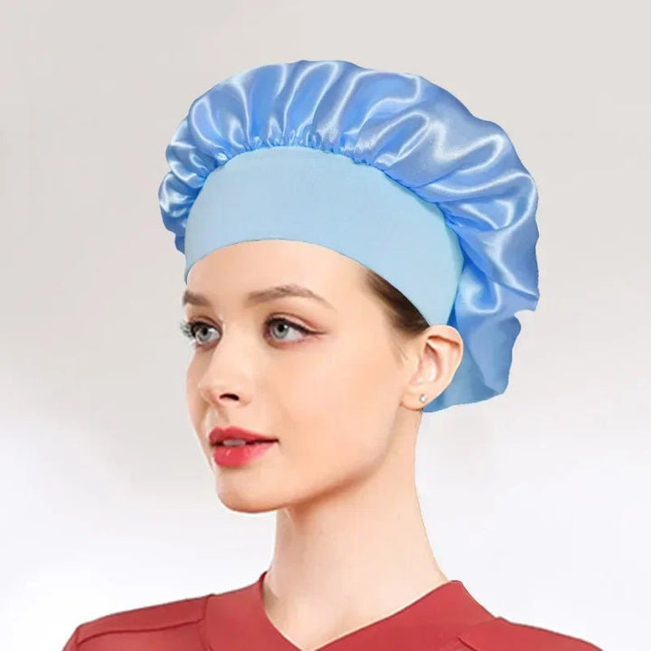 Large Satin Bonnet Silk Bonnet - Derslash