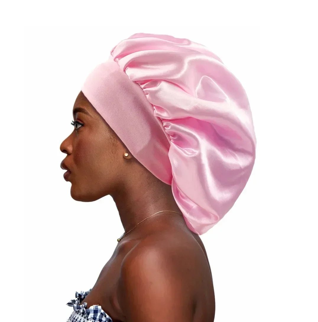 Large Satin Bonnet Silk Bonnet - Derslash